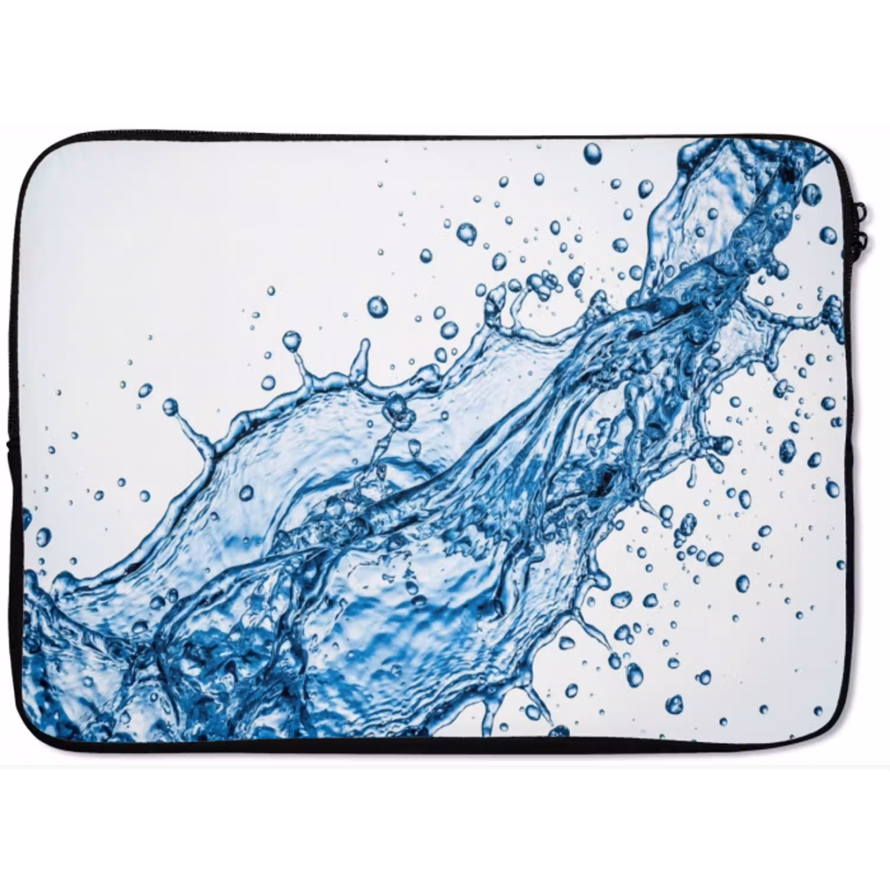 Spash - Water - Blauw laptophoes neopreen klein -zkaufland3dotto