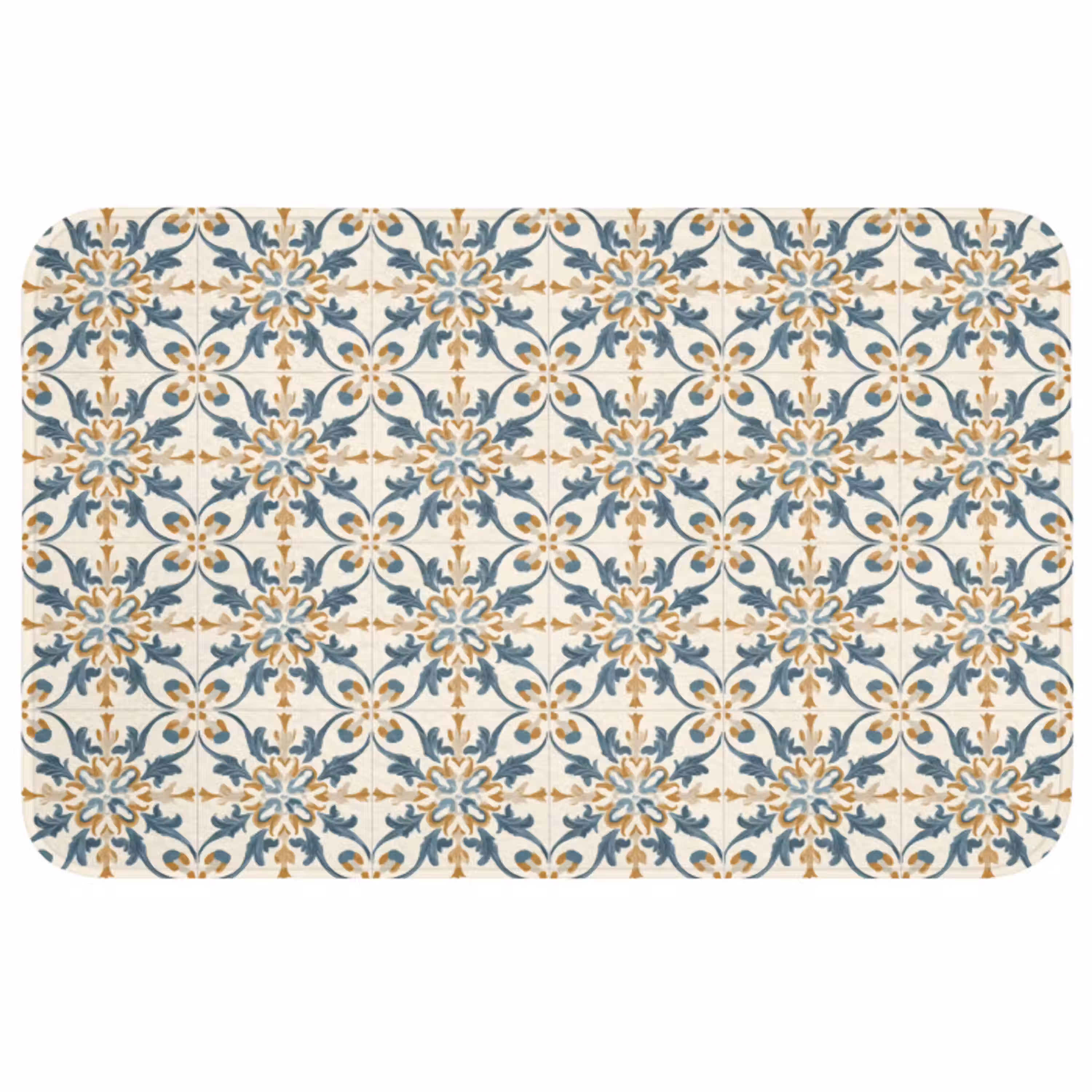 Patroon - Klassiek - Kleurrijk Badmat middel 997 -3d