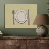 Illustratie - Bord - Bestek - Beige PET vilt klein -sfeer2