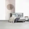 Minimalistisch - Cirkel - Lichtgrijs fotobehang vinyl groot -slaapkamer