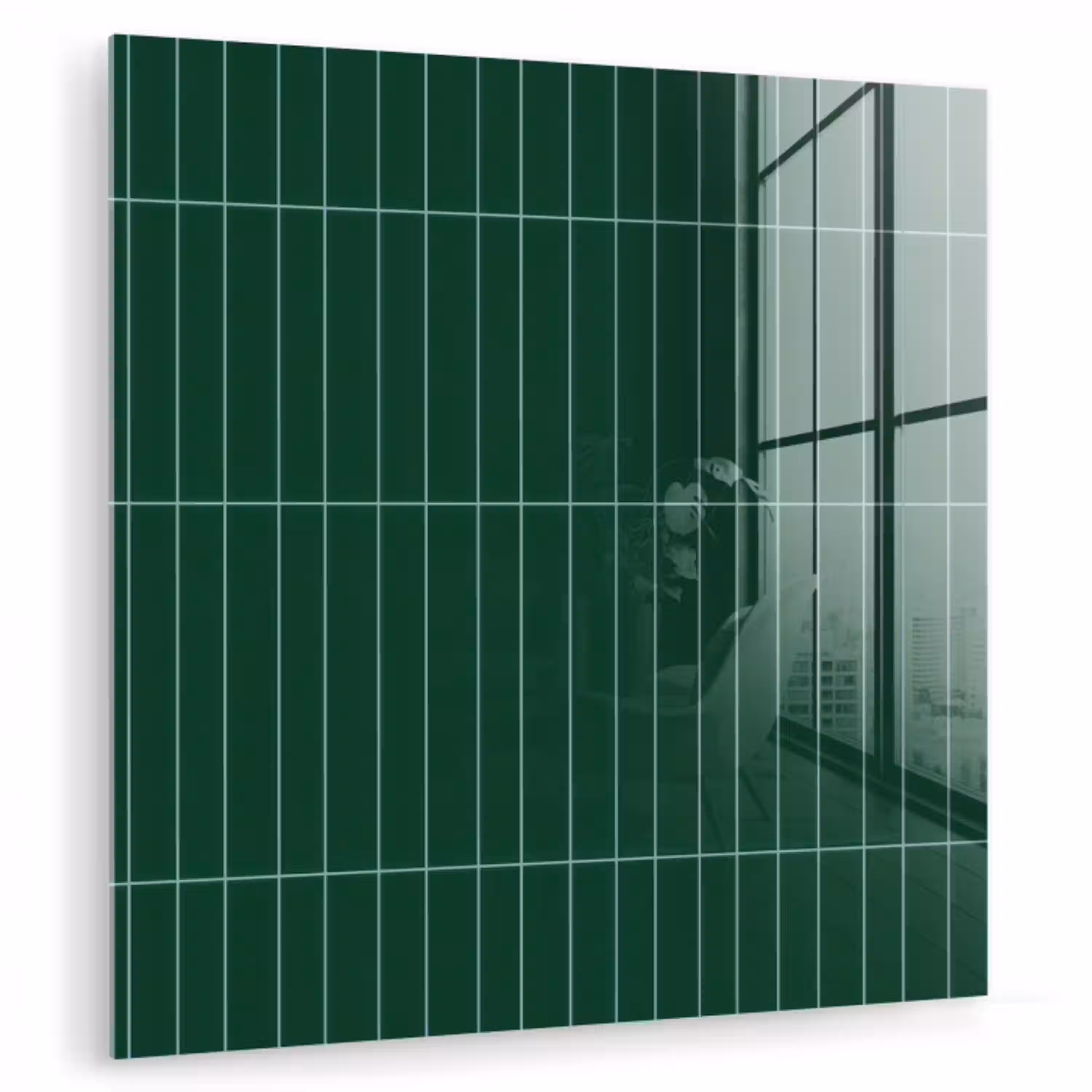 Patroon - Tegels - Donkergroen plexiglas 5mm klein 11 -zzzproduct_nieuw