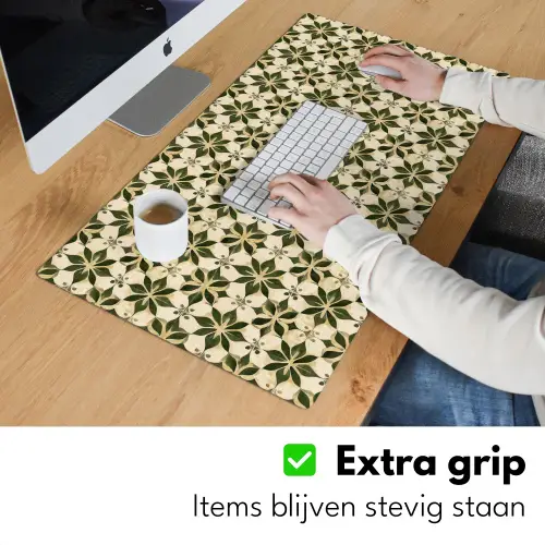 Tegel - Dessin - Groen Muismat XXL klein 681 -sfeer3