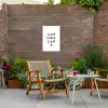 Slaap kindje slaap - Spreuken - Quotes Tuinposter op houten frame 2 cm dik klein -sfeer3