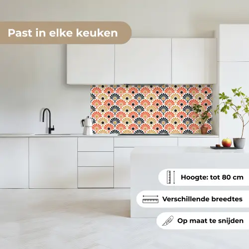 Bloemen - Japan - Patronen keuken achterwand 2 middel 871 -sfeer4_NL