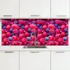 Frambozen - Bessen - Roze - Blauw keuken achterwand 2 middel 871 -3d