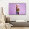 Papegaai - Koksmuts - Pilaar - Vogel canvas 2cm klein -sfeer6
