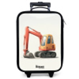 Graafmachine - Getekend - Oranje Kinderkoffer - Zwart klein -zzz_website3d