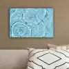 Water - Blauw - bubbels canvas 2cm klein -sfeer3