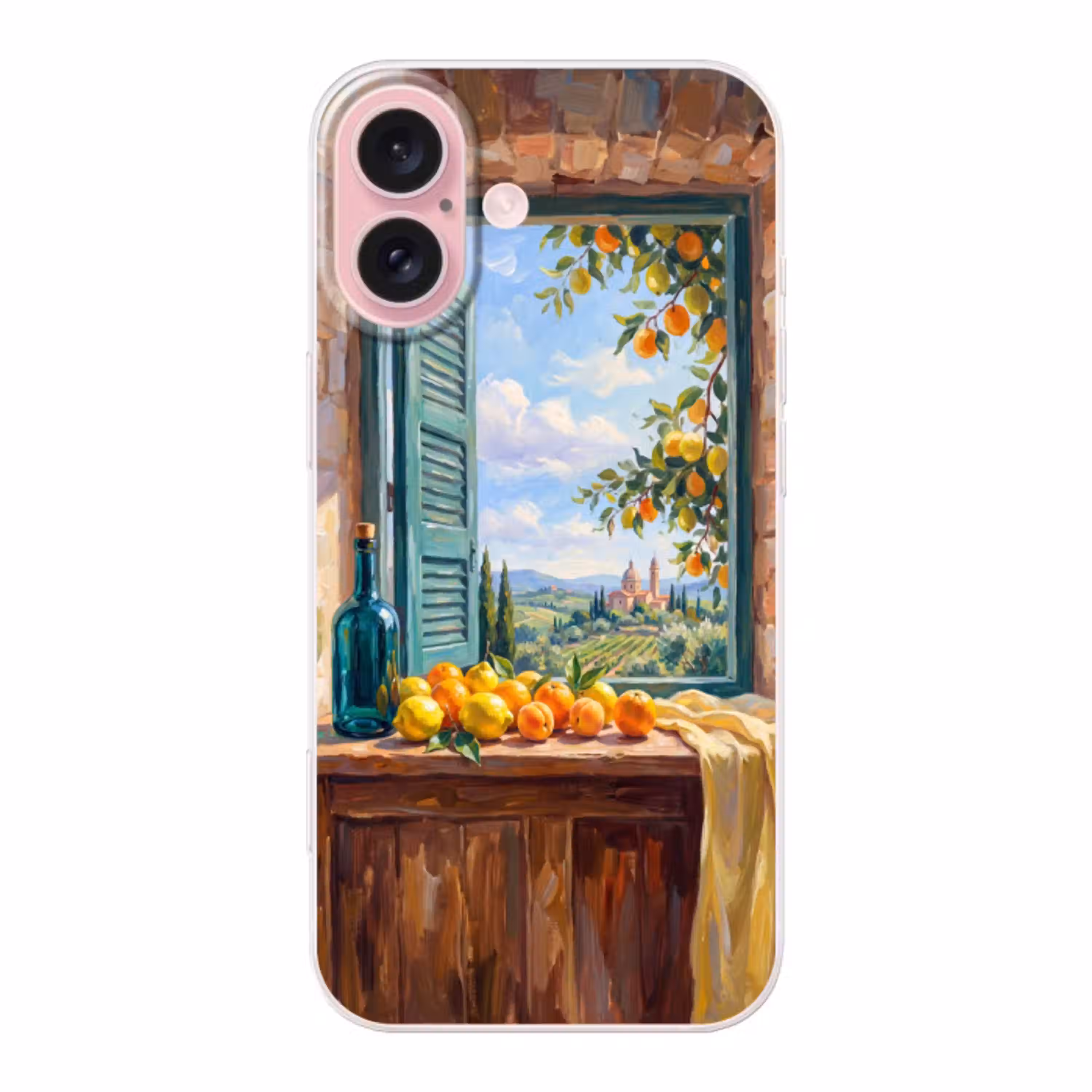 Fles - Fruit - Stilleven Apple iPhone 16 klein -3d