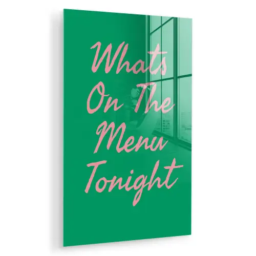 Menu - Quote - Roze plexiglas 5mm klein -zzzproduct_nieuw