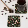 Illustratie - Kerstfiguren - Groen onderzetter kurk middel 366 -sfeer2