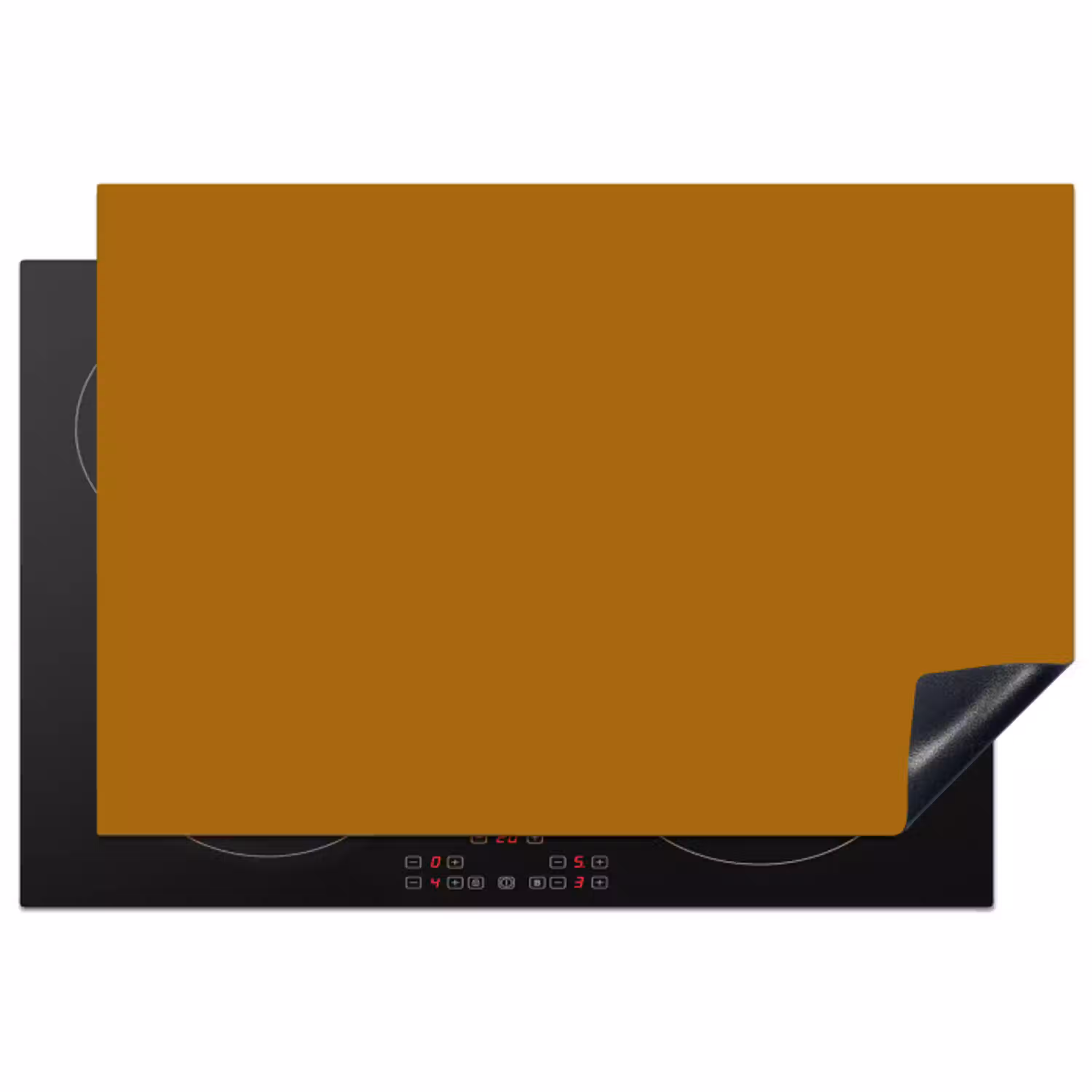 Ocre - Gold - Geel Inductie beschermer vinyl 3mm klein 276 -3d