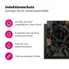 Fluisteringen van Obsidiaan Inductie beschermer vinyl 3mm middel -zzzzzzz-lf-ups