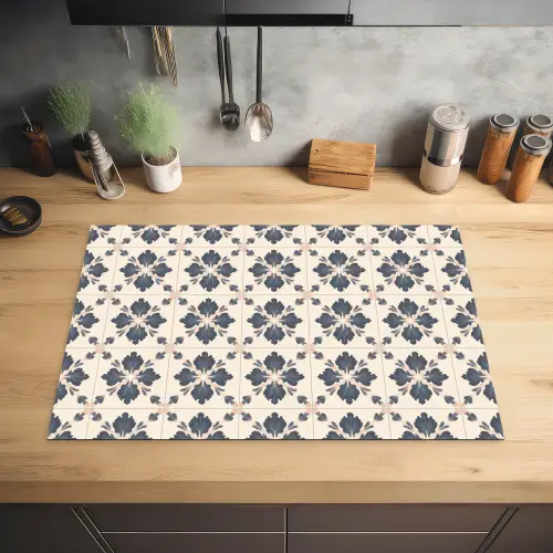 Bladvorm - Klassiek - Kleurrijk Inductie beschermer vinyl 3mm klein 276 -sfeer5