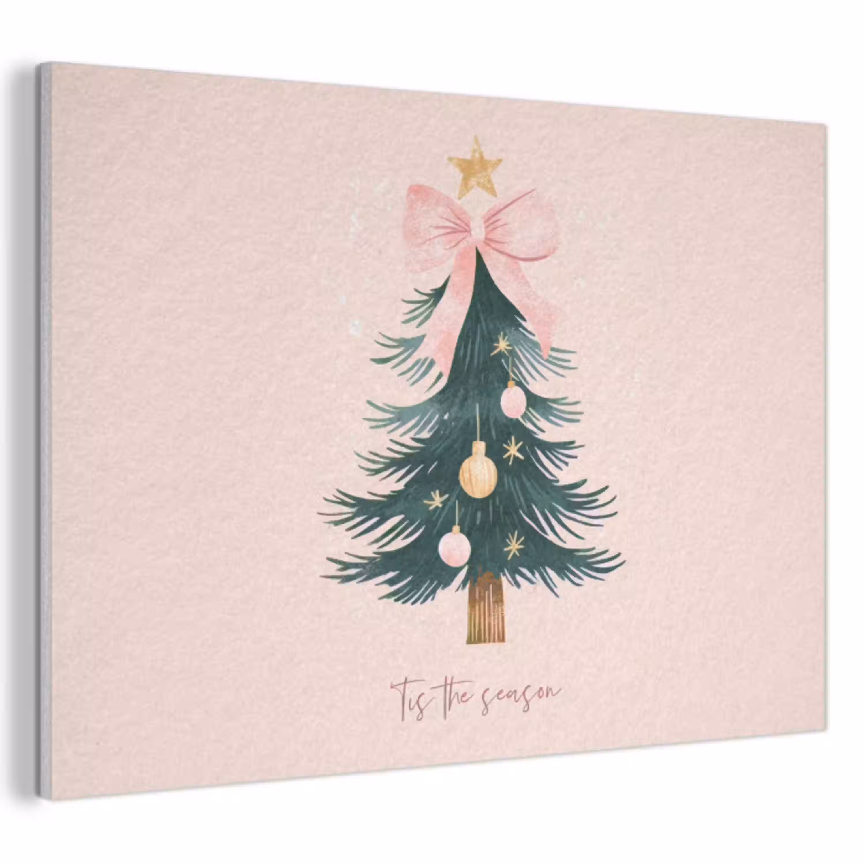 Christmas Season - Kerst - Kerstboom - Roze PET vilt klein -3d