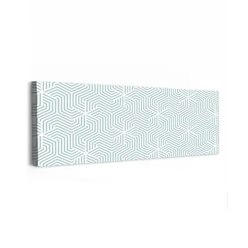 Geometrie - Lijn - Groen - Patroon canvas 2cm klein 828 -z3d