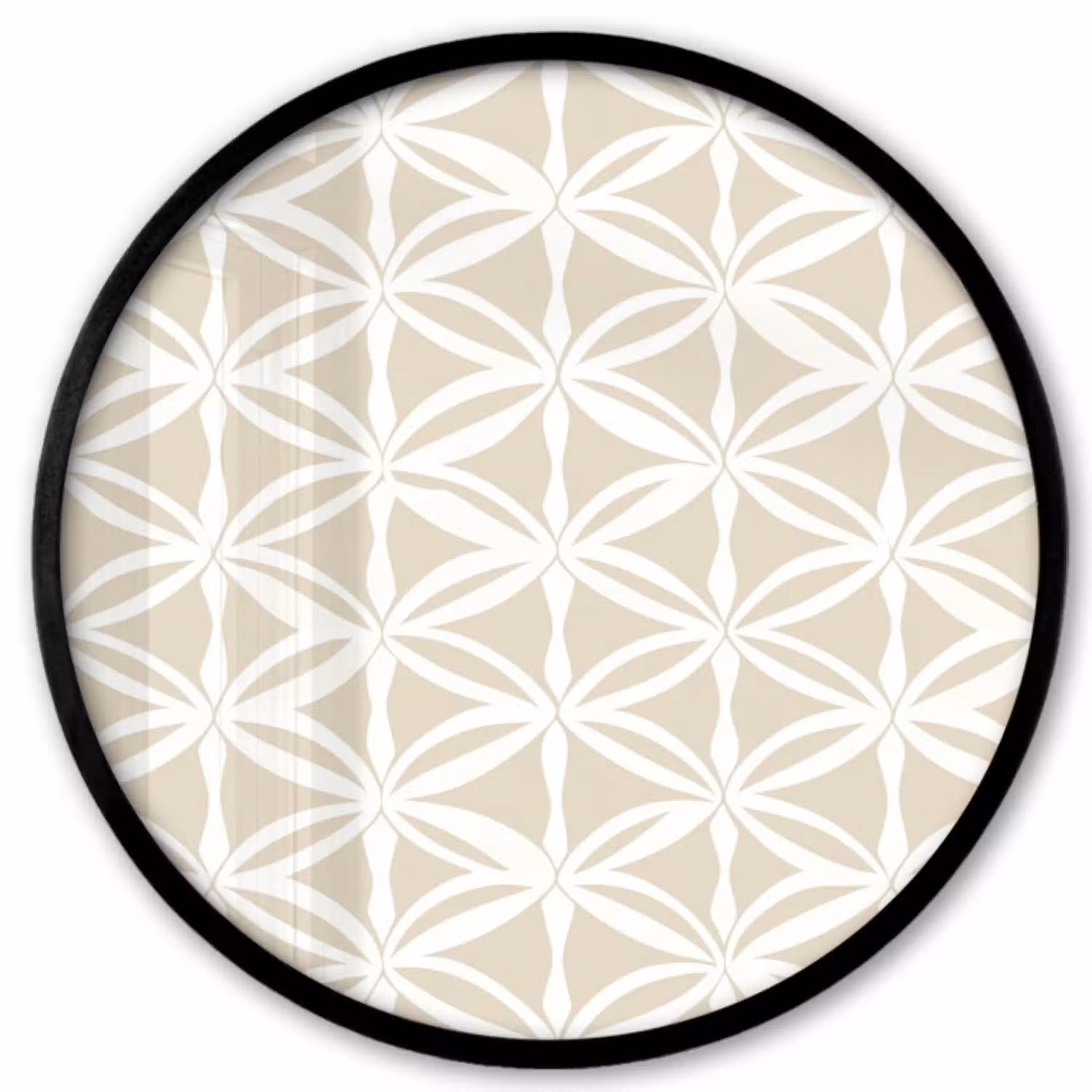 Motief - Modern - Beige Fotolijst rond zonder passe partout klein 856 -3d