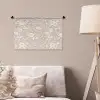 Bloemen - Blaadjes - Patroon Wandkleed katoen klein 269 -sfeer4