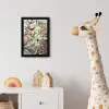 Kolibrie - Vintage - Ernst Haeckel - Vogel - Kunst - Natuur fotolijst zwart zonder passe partout klein -usfeer4_kinderkamer