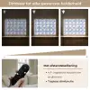 Borden - Bloemen - Patroon - Blauw Light Box met batterij (Wandlamp) middel 907 -USP_dimbaarNL