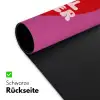 Girl power - Hart - Roze - Rood Muismat XXL klein -ysfeer2_duits