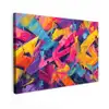 Abstract - Vormen - Kleurrijk canvas 2cm klein -z3d