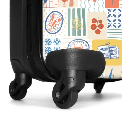 Italiaanse zomer print kleurrijk NBS - Handbagage koffer - Kinderen Unisex middel -wiel