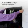 Ananas - Fruit - Water - Planten - Zwart Inductie beschemer met haakjes middel -ky-ophangen-nl