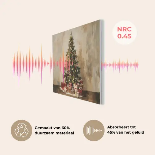 Kerstboom - Versierd - Kleurrijk PET vilt klein -USP_NL