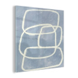 Abstract - Blauw - Kunst plexiglas 5mm klein -z3d