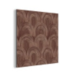 Ritmisch - Effect - Bruin aluminium wit klein 46 -3d