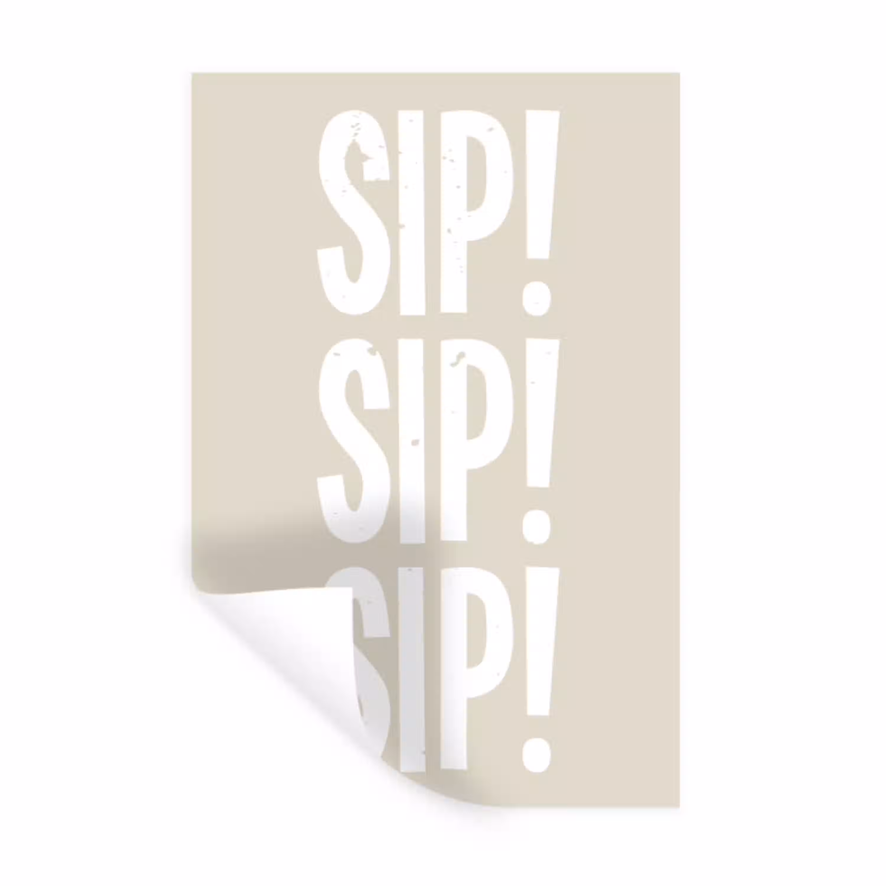 Vintage - Decoratie - Japandi - Wit Muursticker klein -3d