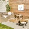 Spreuken - Zo moeder zo dochter - Quotes - Mama - Dochter Tuinposter op houten frame 2 cm dik klein -sfeer2