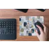 Abstract - Goud - Vormen muismat rubber klein -toetsenbord