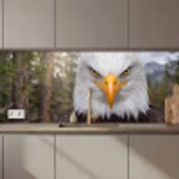 Amerikaans - Zeearend - Portret - Geel keuken achterwand 2 middel zz_3dshopping