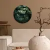 Plant - Monstera - Lichtinval Wandcirkel kunststof plaat 5mm dik klein -sfeer1