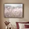 Graspluimen - Wind - Beige - Mistig Textielframe zwart klein -sfeer1