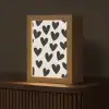 Hartjes - Zwart - Beige Light Box met kabel (Tafellamp) klein -z3d_website