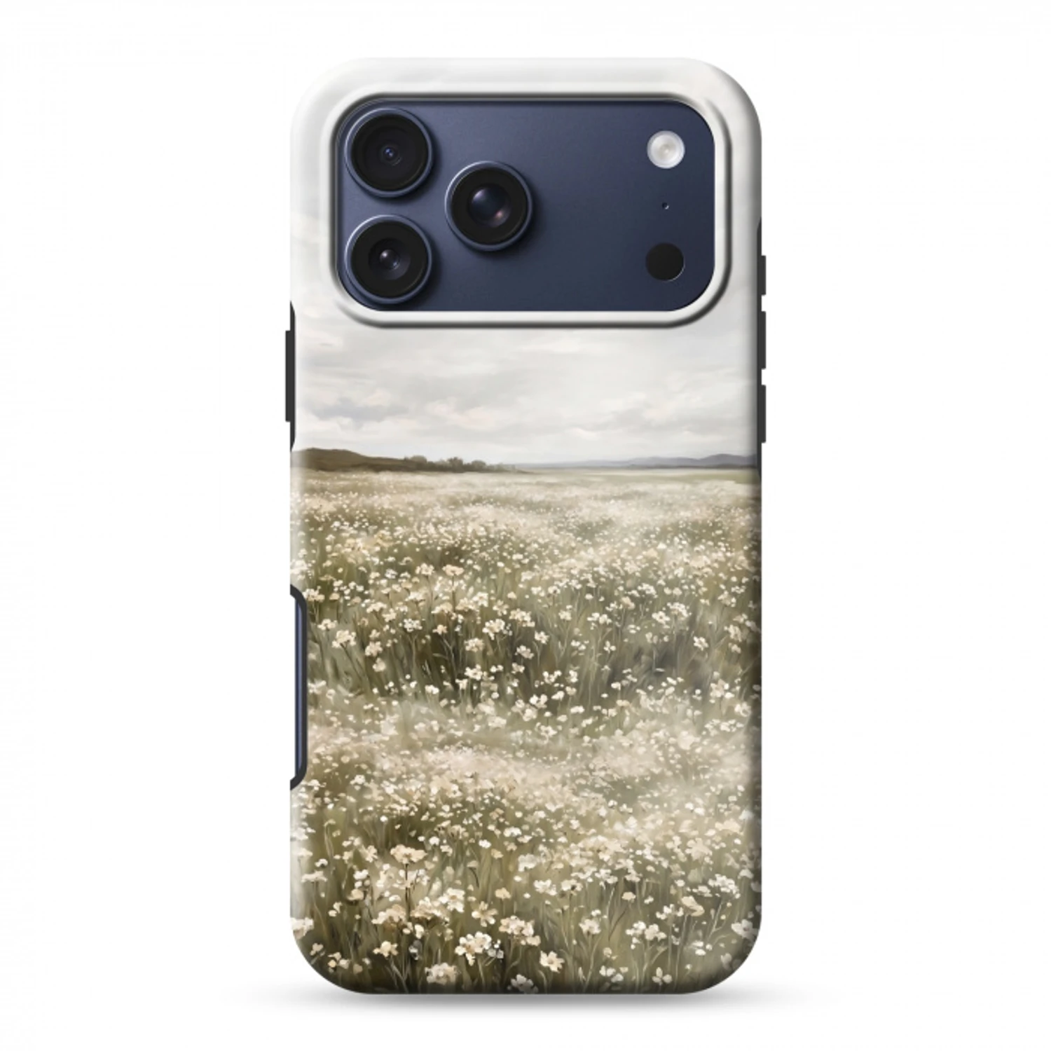 Illustratie - Landschap - Wit Toughcase MagSafe Apple iPhone 17 Pro Max klein -3d