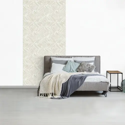 Abstract - Ruiten - Beige fotobehang vinyl groot 64 -slaapkamer