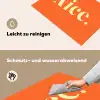 Oranje - Gebroken wit - Nice Inductie beschemer met haakjes klein -ky-schoon-de