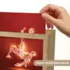 Voetballer - Omhaal - Rood - Neon Light Box met kabel (Kinderlampje) klein -USP_websiteprintNL