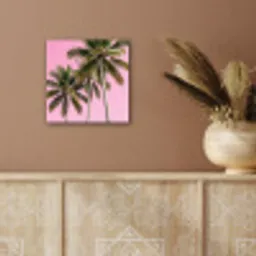 Palmboom - Tropisch - Pink aluminium wit klein -sfeer4