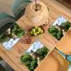 Uil - Boomstronk - Bos - Lucht Placemat vinyl groot -zzsfeer5_Kitchenyeah-website