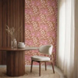 Sfeer - Bloemen - Roze Behang Vinyl klein 1060 -sfeer1