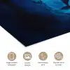 Walvis - Vissen - Donkerblauw poster papier klein -closeup_NL