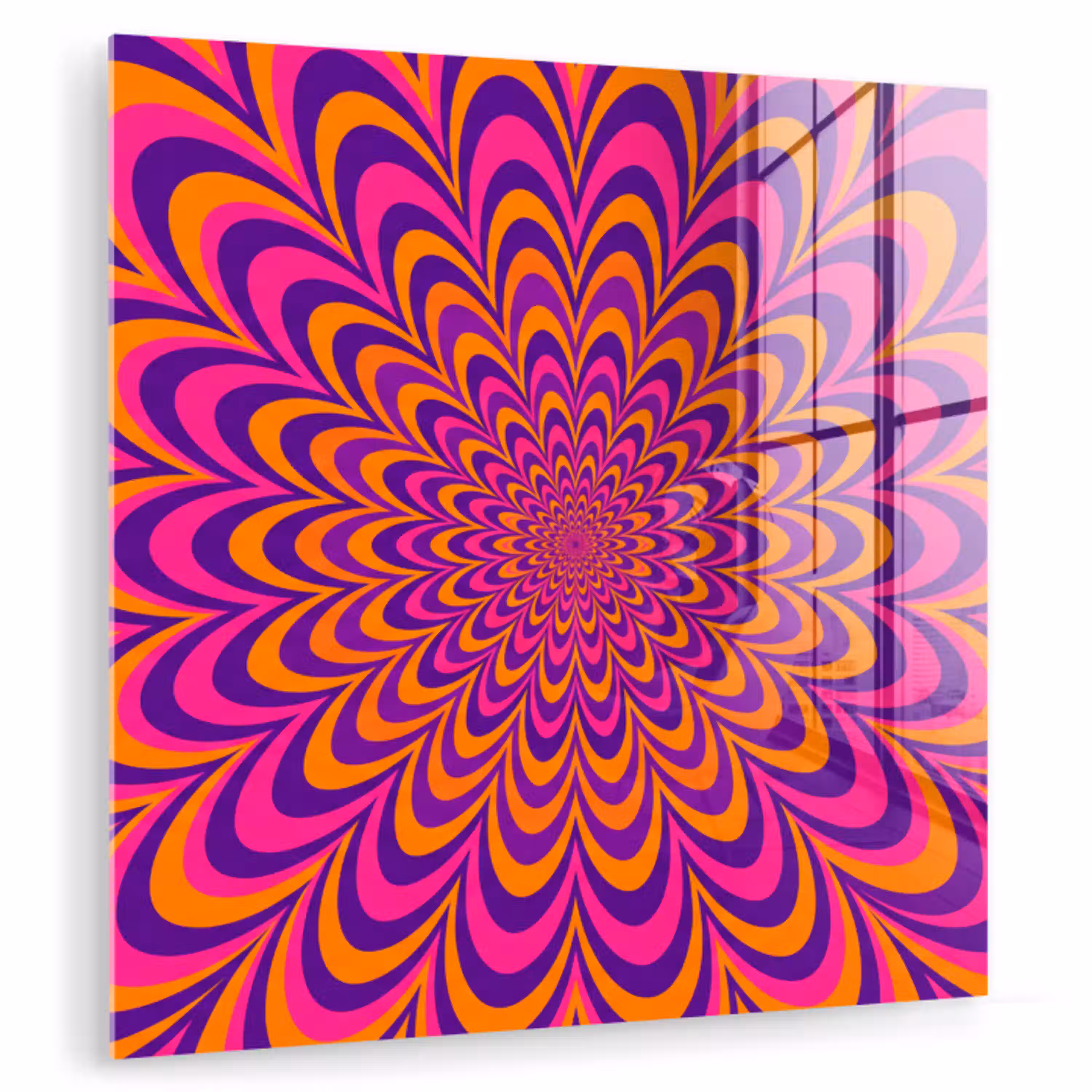 Patroon - Optisch - Kleurrijk plexiglas 5mm klein -zzzproduct_nieuw