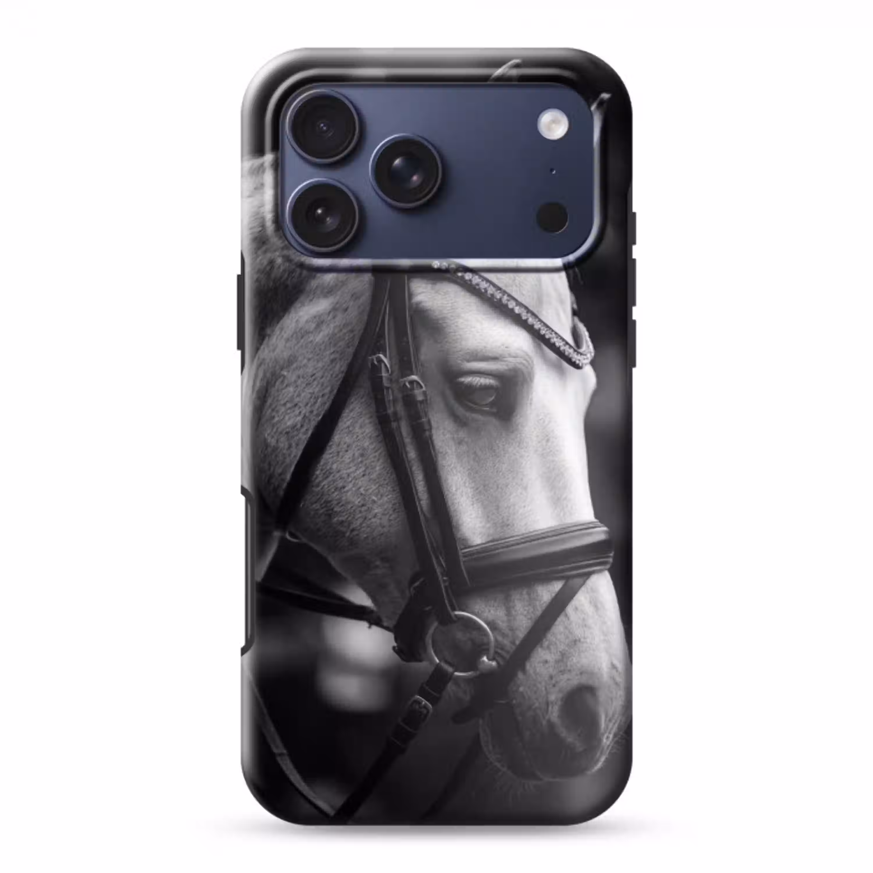 Paard - Schimmel - Portret Toughcase MagSafe Apple iPhone 17 Pro Max klein -3d