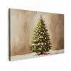 Kerst - Sfeer - Groen canvas 2cm klein -z3d