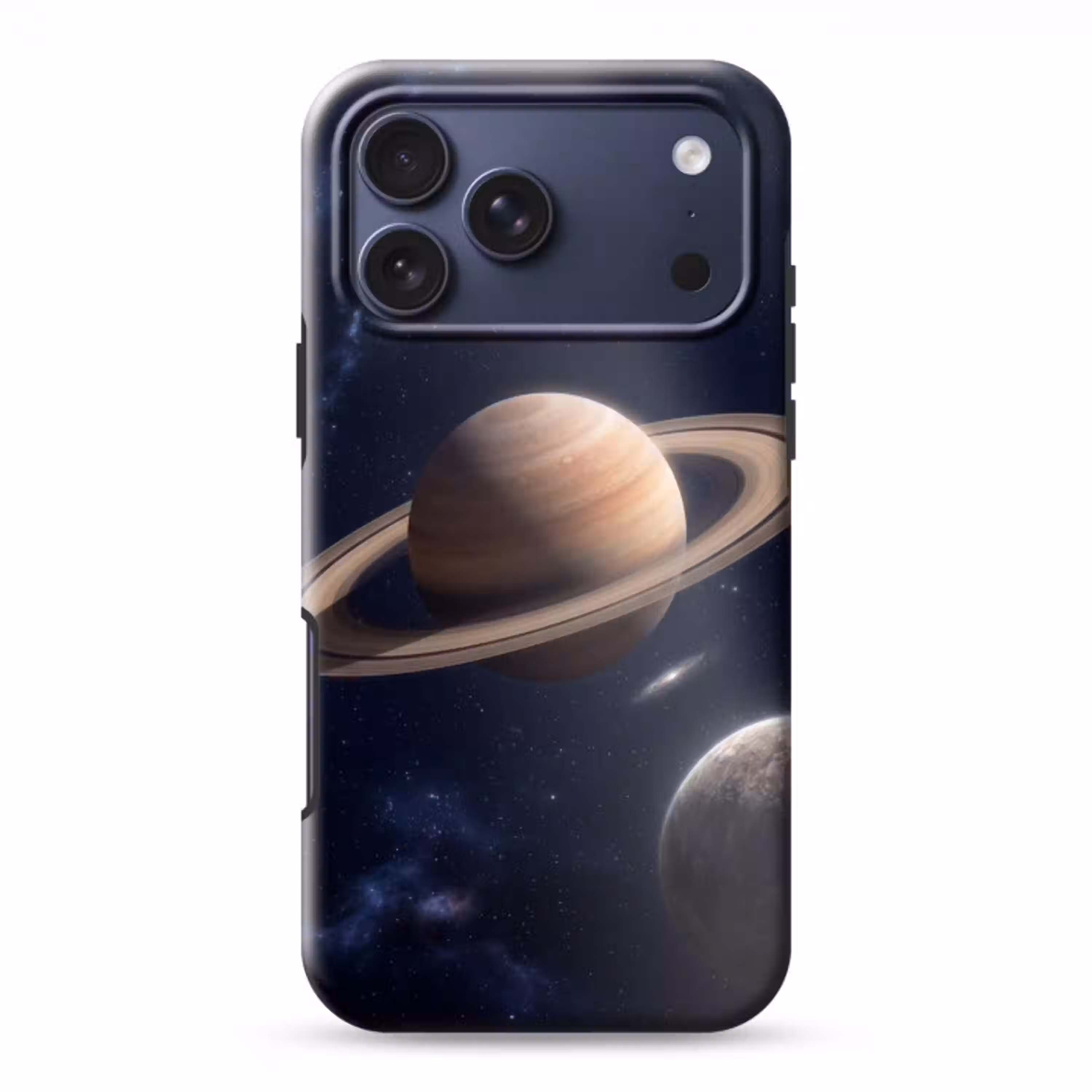 Planeten - Saturnus - Ruimte Toughcase MagSafe Apple iPhone 17 Pro Max klein -3d